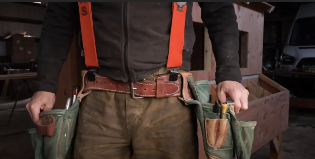 Wearing a Tool Belt with Suspenders
