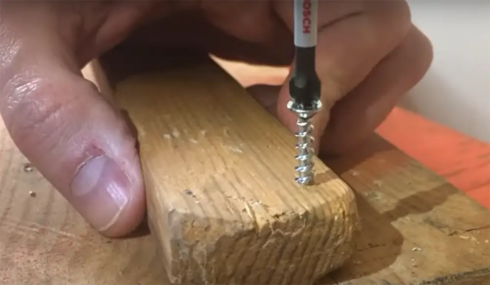 When is the right time to use a Screwdriver to screw into Wood?