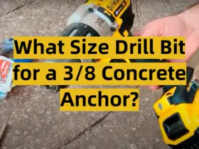 What Size Drill Bit for a 3/8 Concrete Anchor?