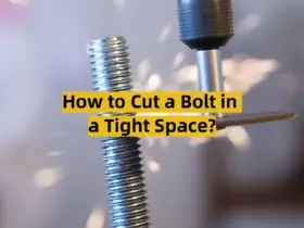 How to Cut a Bolt in a Tight Space?