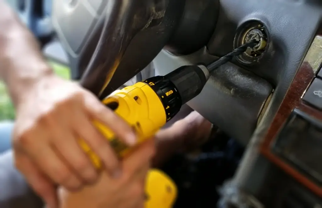 How To Drill Out Ignition Lock Cylinder: The Process