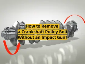 How to Remove a Crankshaft Pulley Bolt Without an Impact Gun?