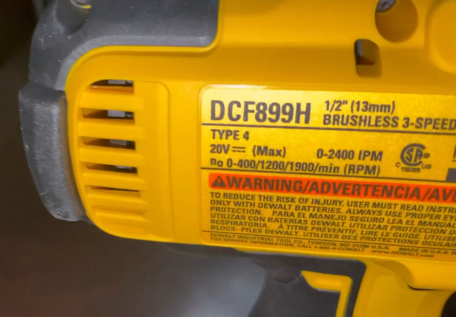 Hard Case Fits Milwaukee & Dewalt DCF899B or DCF899HB 20V MAX XR Brushless (Case only) main image 0