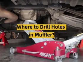 Where to Drill Holes in Muffler?