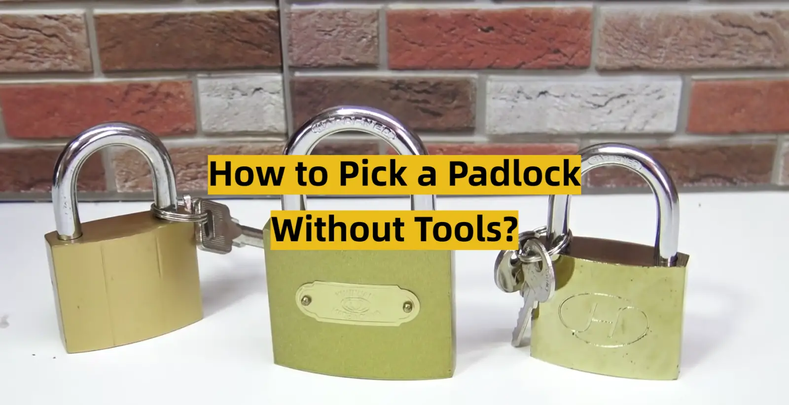 How to Pick a Padlock Without Tools?