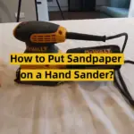 How to Put Sandpaper on a Hand Sander?
