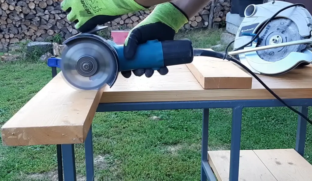 Cutting Wood with an Angle Grinder
