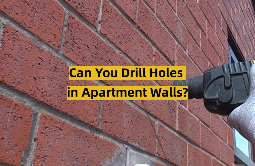 Can You Drill Holes in Apartment Walls? ToolsProfy
