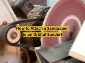 How to Attach a Sandpaper to an Orbital Sander?