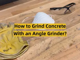How to Grind Concrete With an Angle Grinder?