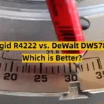 Ridgid R4222 vs. DeWalt DWS780: Which is Better?