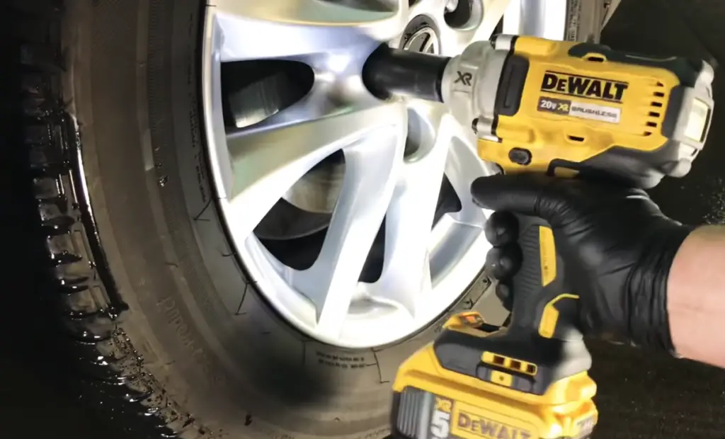 What is the most convenient method for loosening lug nuts?