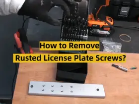How to Remove Rusted License Plate Screws?