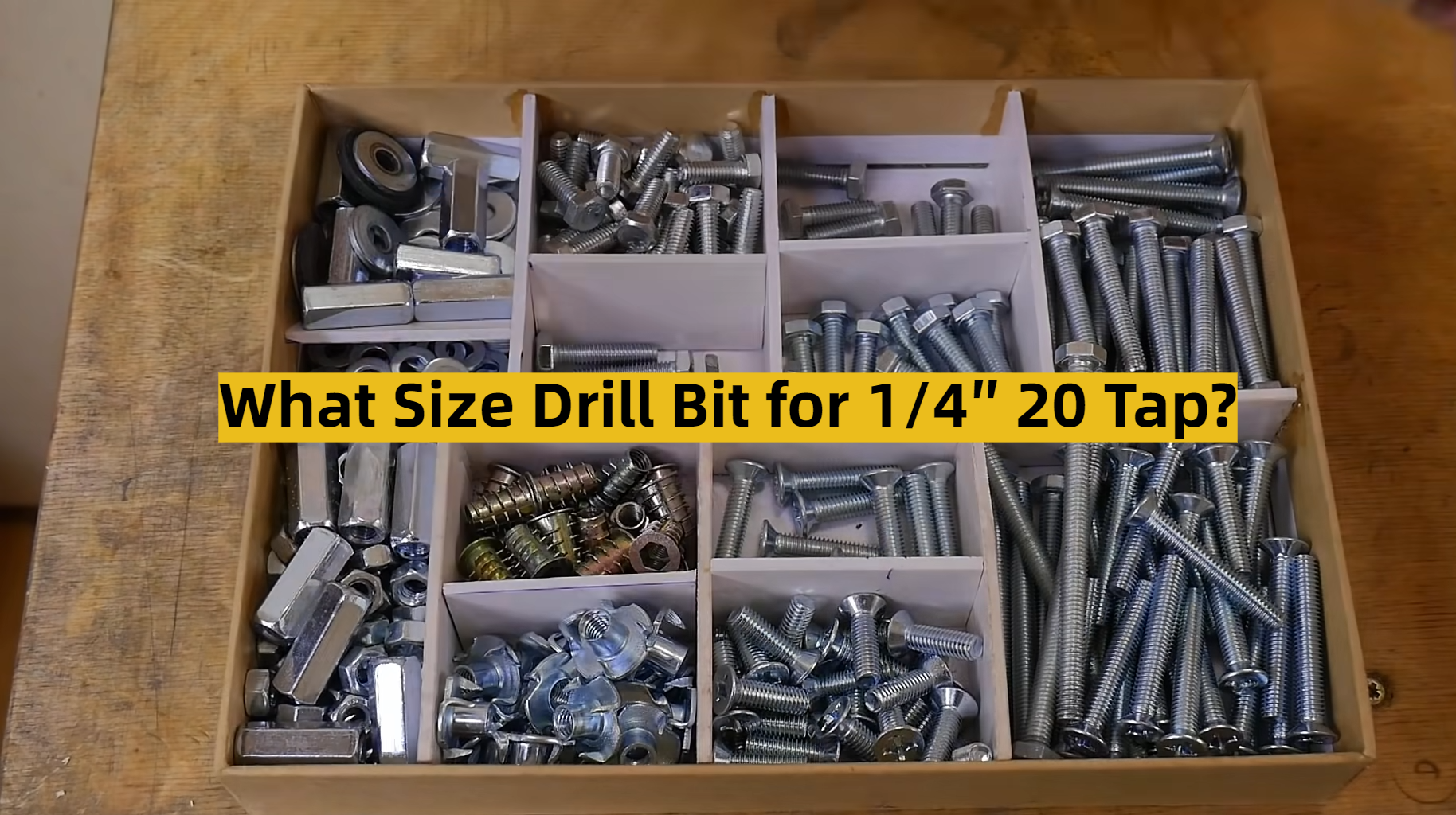 What Size Drill Bit for 1/4″ 20 Tap? ToolsProfy