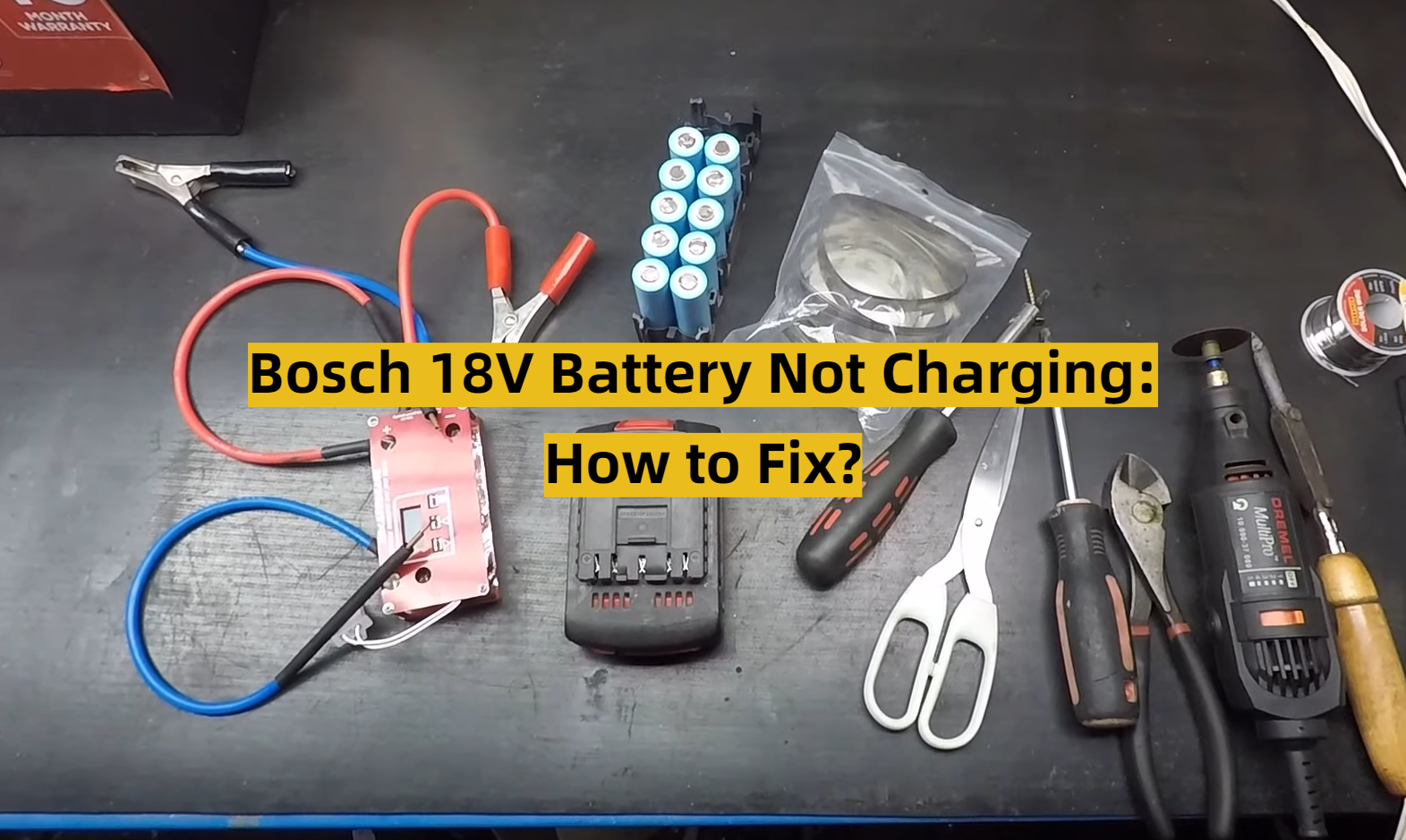 Bosch 18V Battery Not Charging: How to Fix?