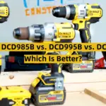 DeWalt DCD985B vs. DCD995B vs. DCD996B: Which Is Better?