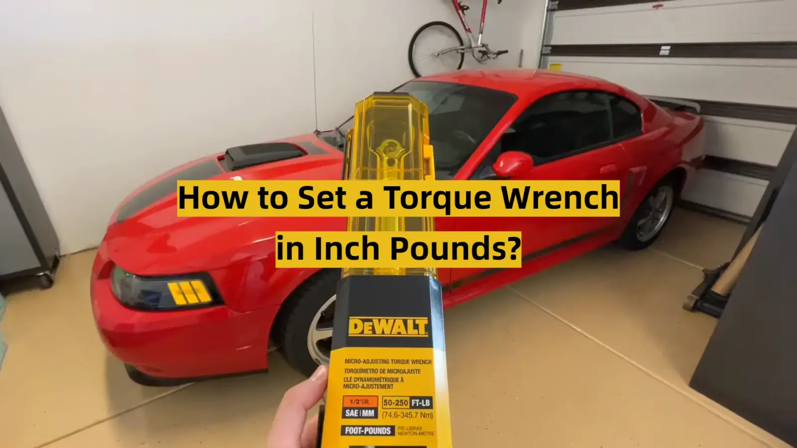 How to Set a Torque Wrench in Inch Pounds?