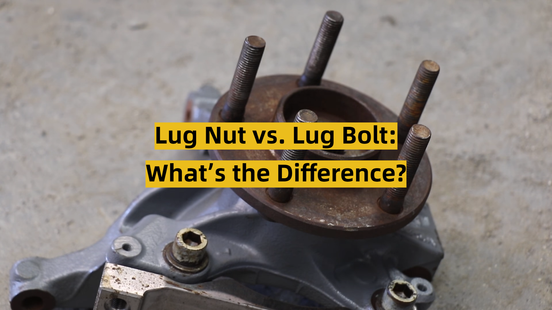 Lug Nut vs. Lug Bolt What’s the Difference? ToolsProfy